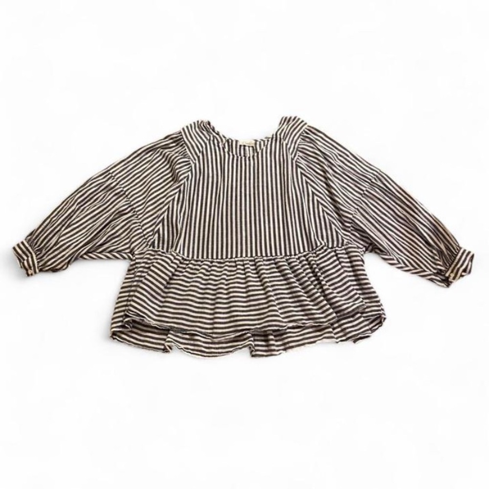 Elegant Striped Women's Blouse